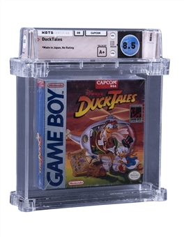 1990 Nintendo Game Boy (USA) "Ducktales" Capcom (First Production) Sealed Video Game - WATA 8.5/A+
